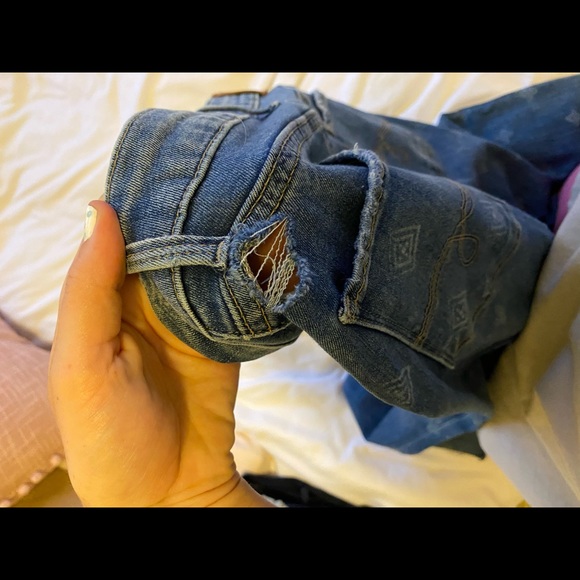 Lucky Brand Patterned Jeans - Picture 6 of 6